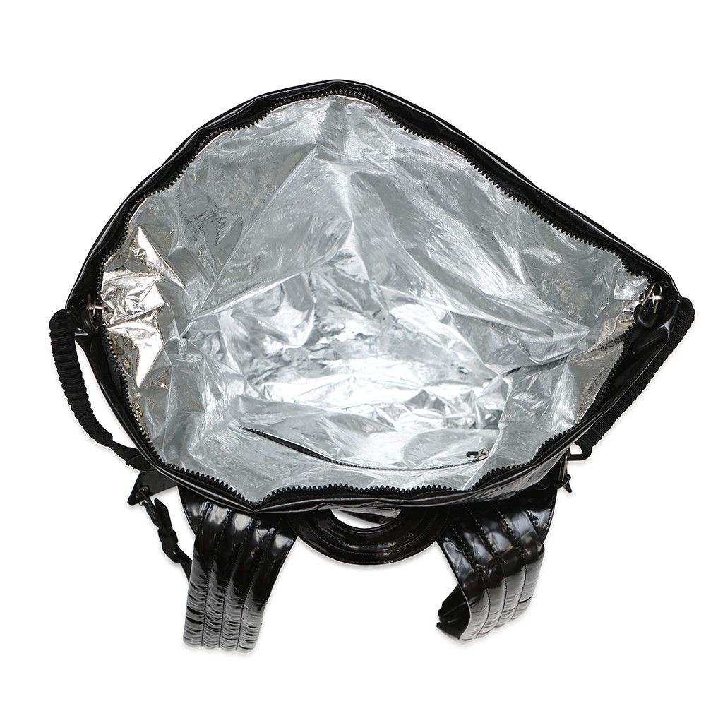 Bottega Veneta Backpack Tent Patent Black