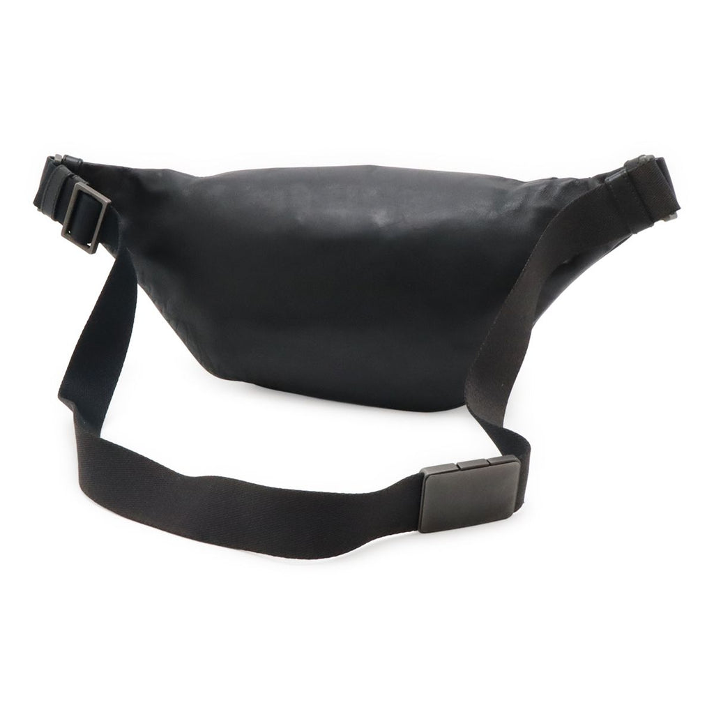 Bottega Veneta Intrecciato Belt Bag Waist Pouch Hip Leather Black