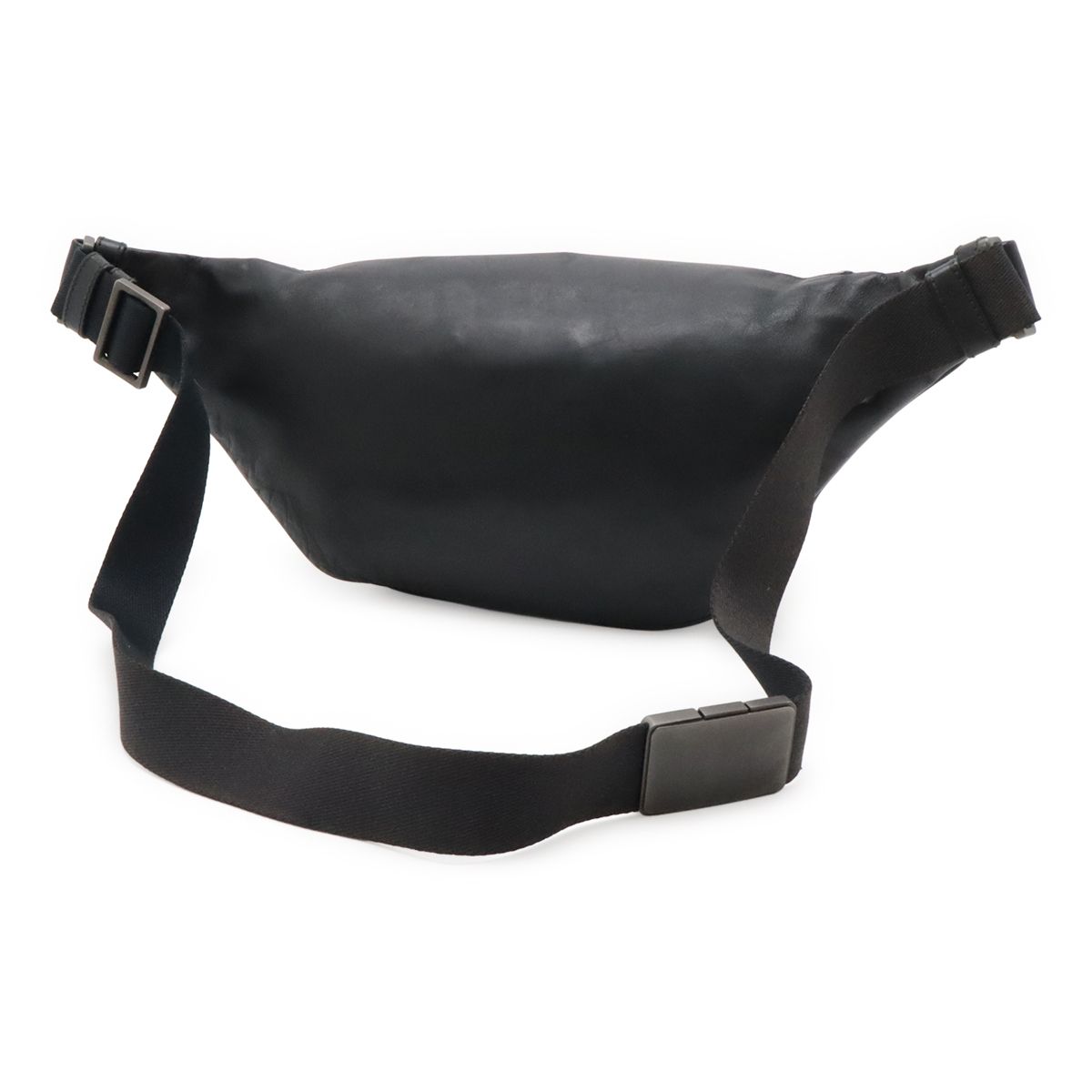 Bottega Veneta Intrecciato Belt Bag Waist Pouch Hip Leather Black