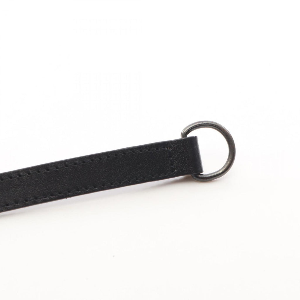 Chanel Belt Logo Plate Leather