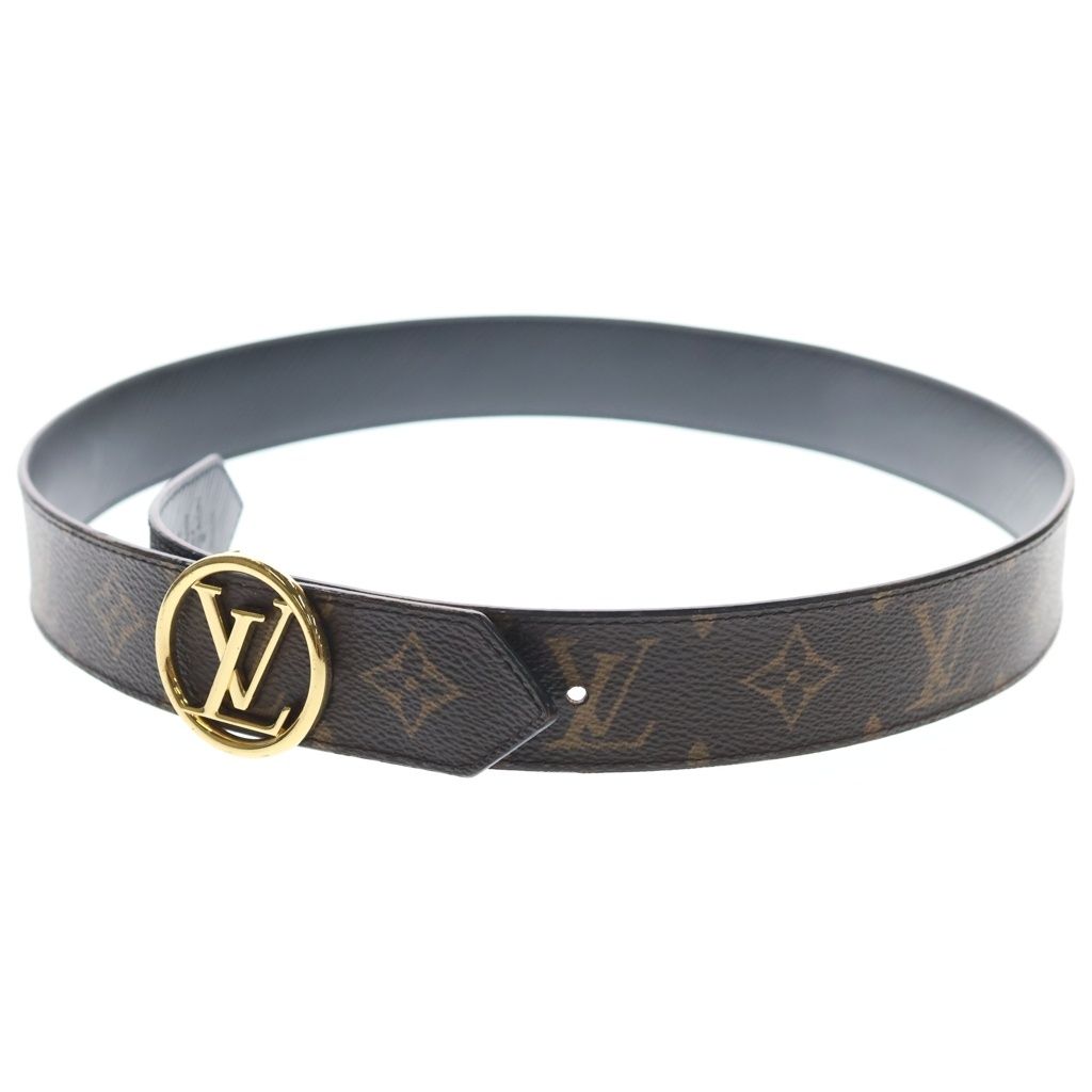 Louis Vuitton Monogram Epi Ceinture LV Circle Reversible Belt Brown