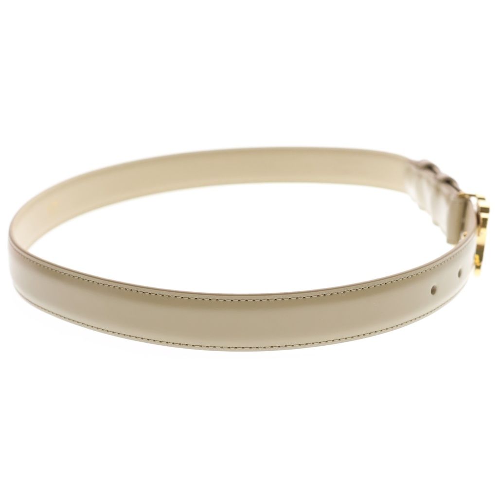 Celine Medium Triomphe Belt Leather Beige