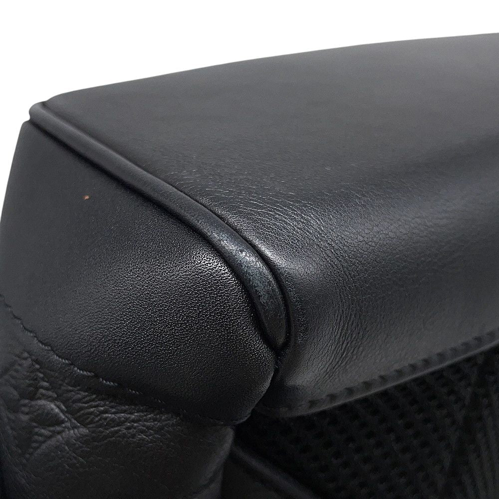 Louis Vuitton Belt Bag Monogram Shadow Leather Black