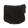 Bottega Veneta Archive Shoulder Bag Crossbody Suede Leather Reversible Dark