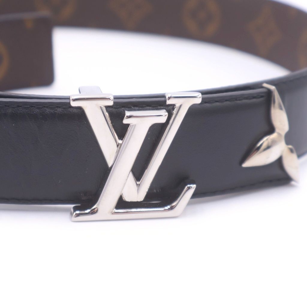 Louis Vuitton Pretty LV Reversible Belt Black Brown Silver