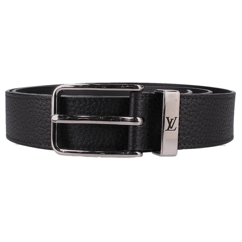 Louis Vuitton Belt Pont Neuf 35 Logo Buckle Leather