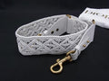 Dior Leather Bag Shoulder Strap Belt White