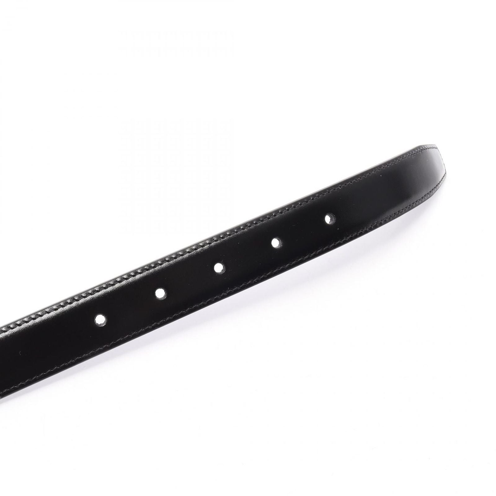 Celine Belt Triomphe 25 Silver Leather