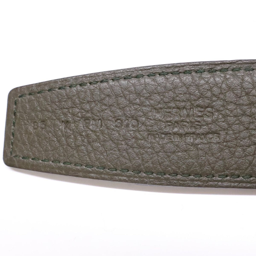 Hermes Tonight Buckle Leather Reversible 85 Belt