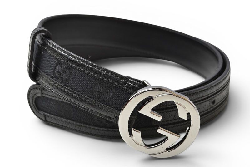 Gucci Belt GG Buckle Black 90