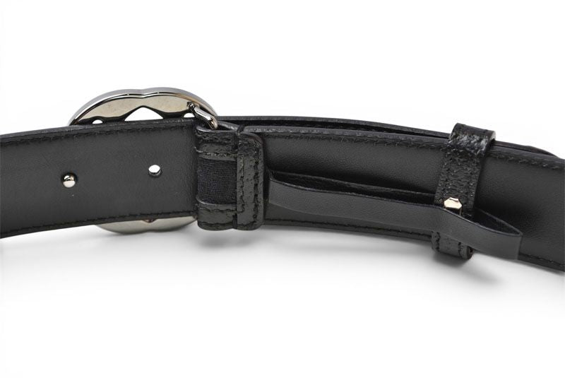 Gucci Belt GG Buckle Black 90
