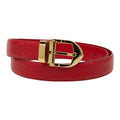 Louis Vuitton Epi Ceinture Classic Plain Belt Castilian Red Leather