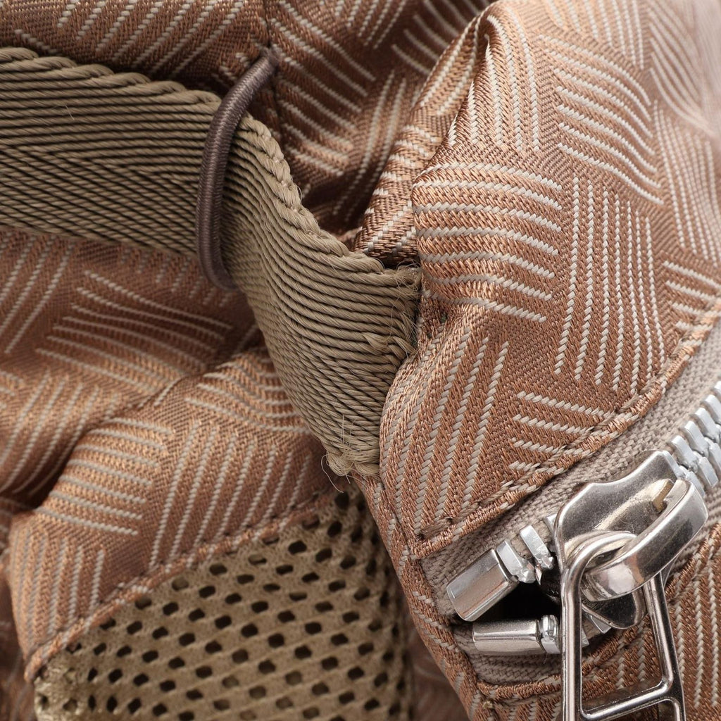 Bottega Veneta Backpack Trekking Intrecciato Beige Nylon
