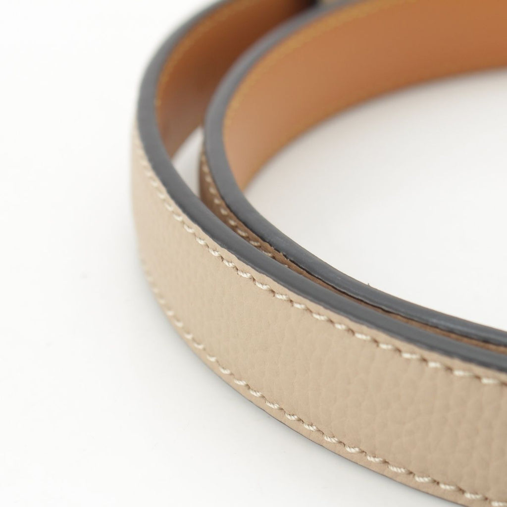 Loewe Anagram Buckle Belt Beige Gold 70