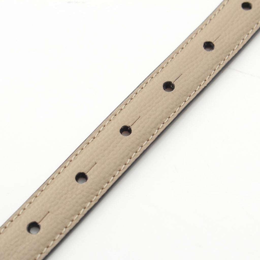 Loewe Anagram Buckle Belt Beige Gold 70
