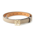 Loewe Anagram Buckle Belt Beige Gold 70