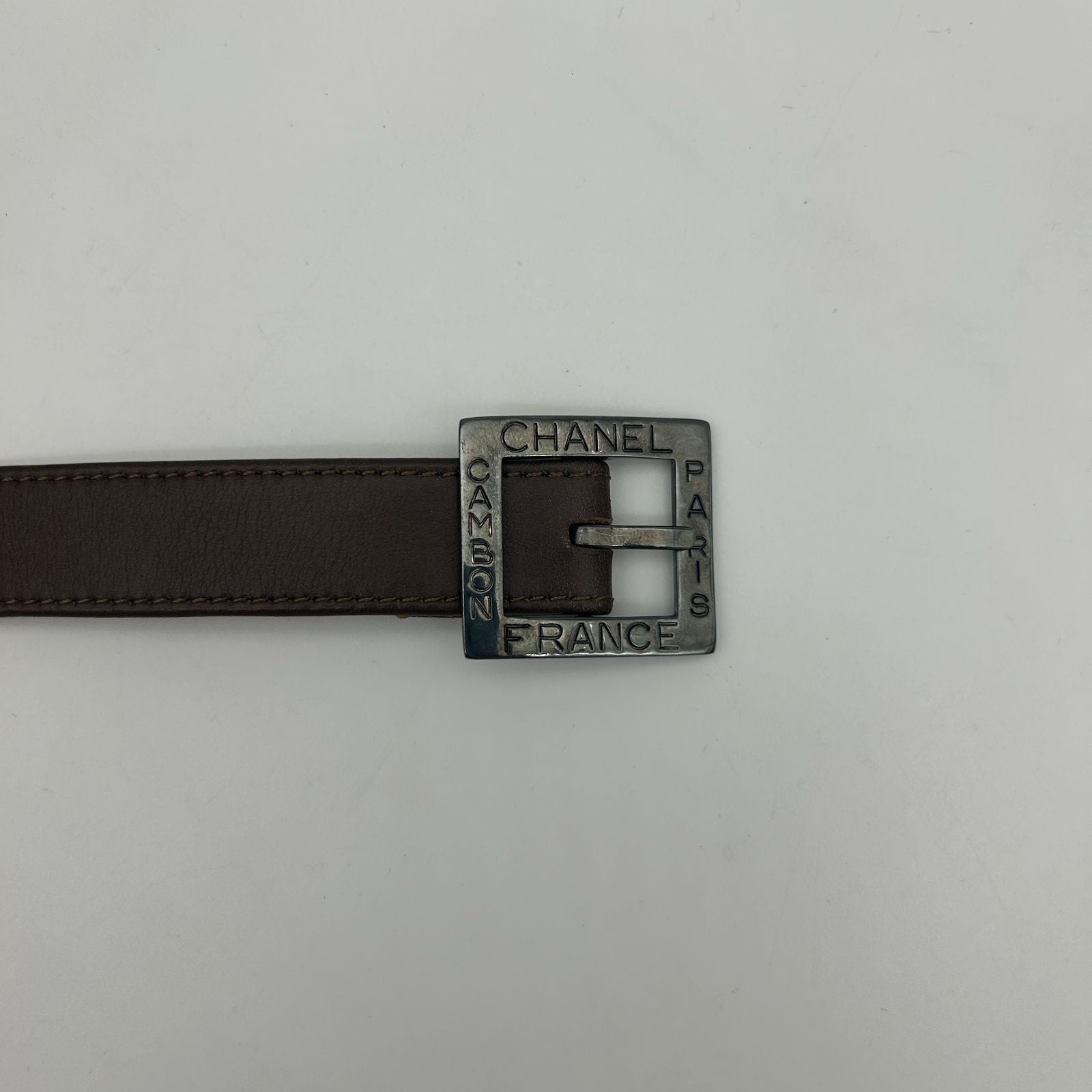 Chanel Belt Leather Black