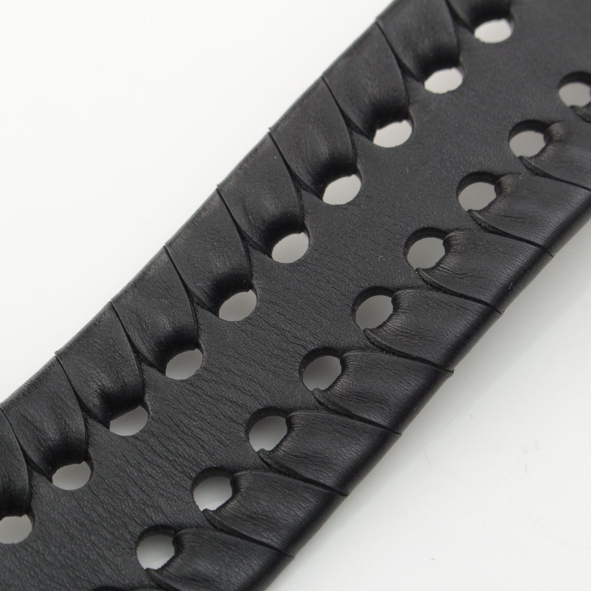 Dior Leather Logo Belt Black 70