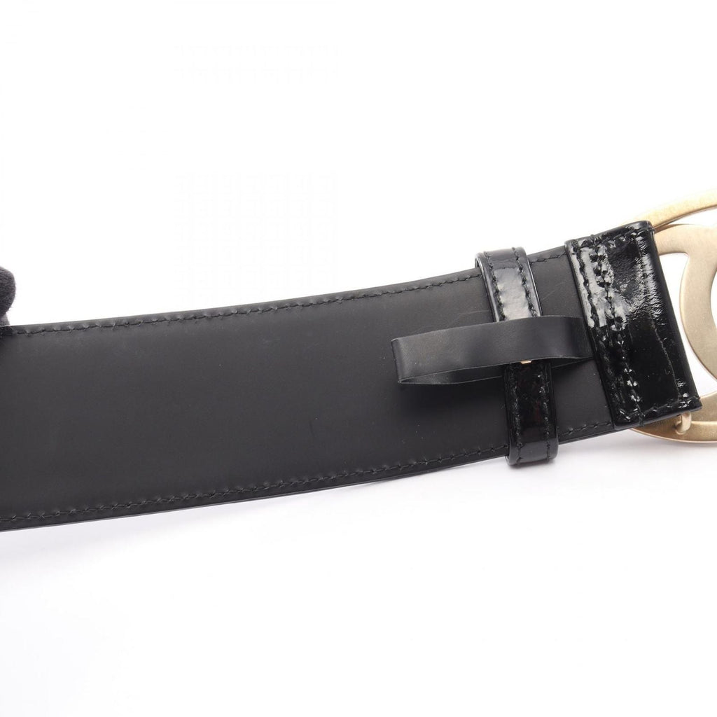 Chanel Belt CC Logo Patent Leather
