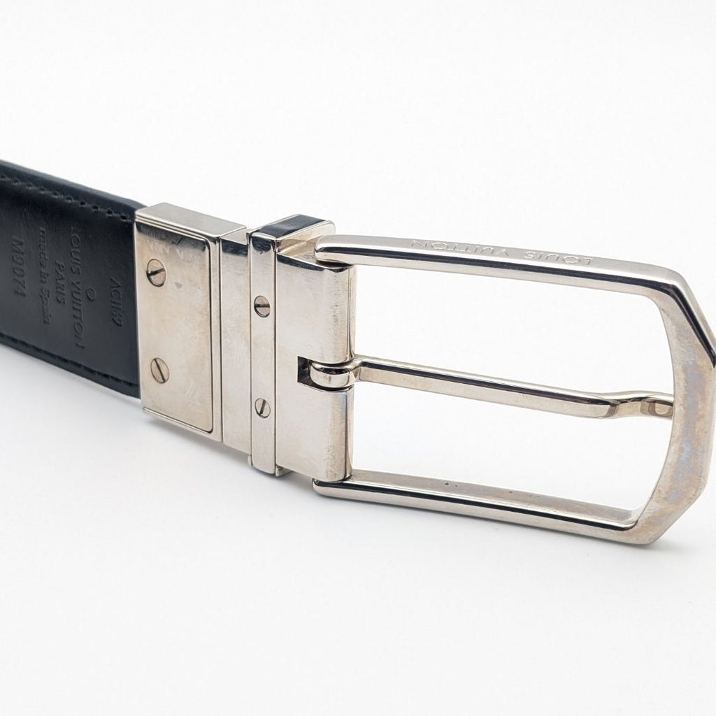 Louis Vuitton Ceinture Seattle Damier Graphite Black Belt
