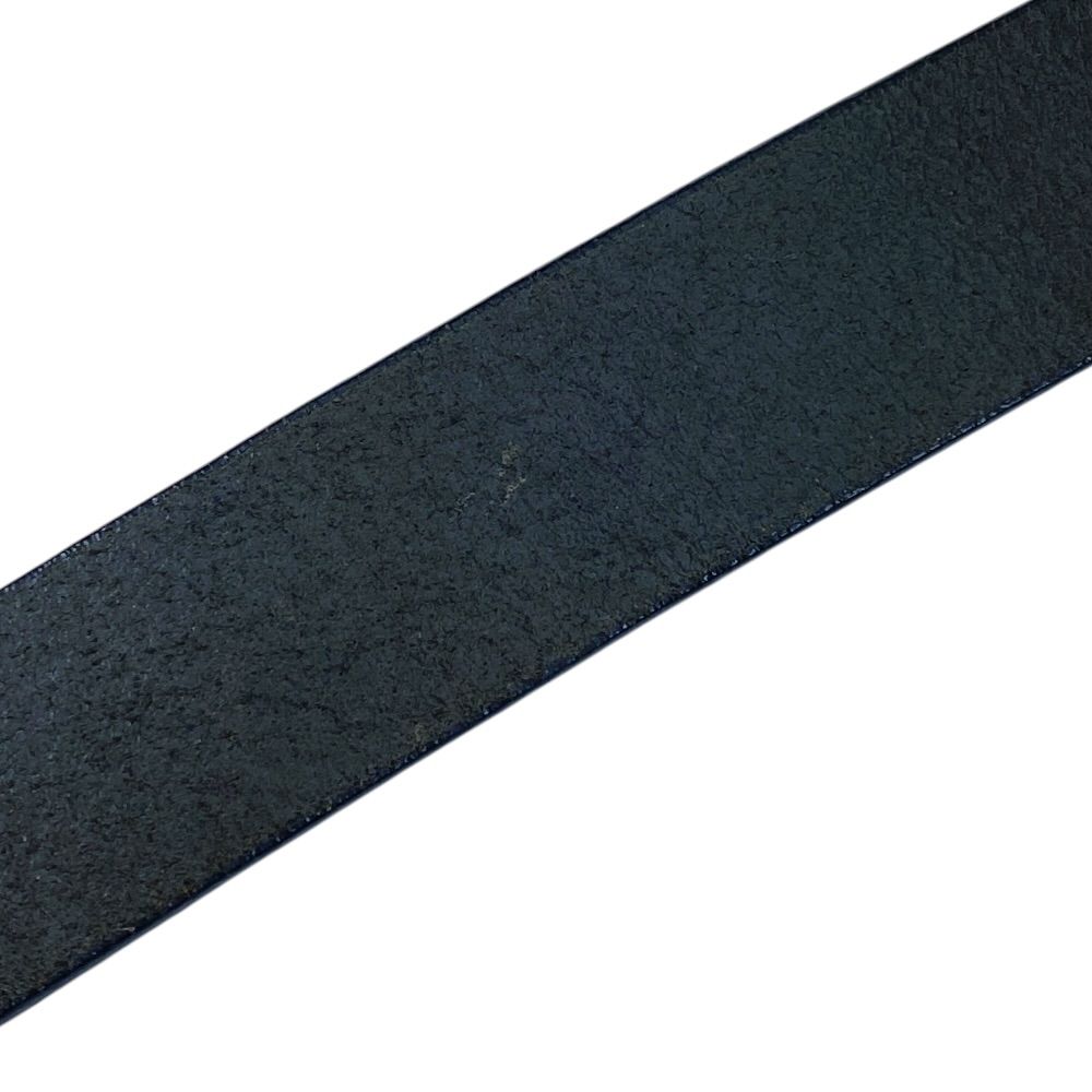 Fendi FF Logo Buckle Belt Leather Gray Practical