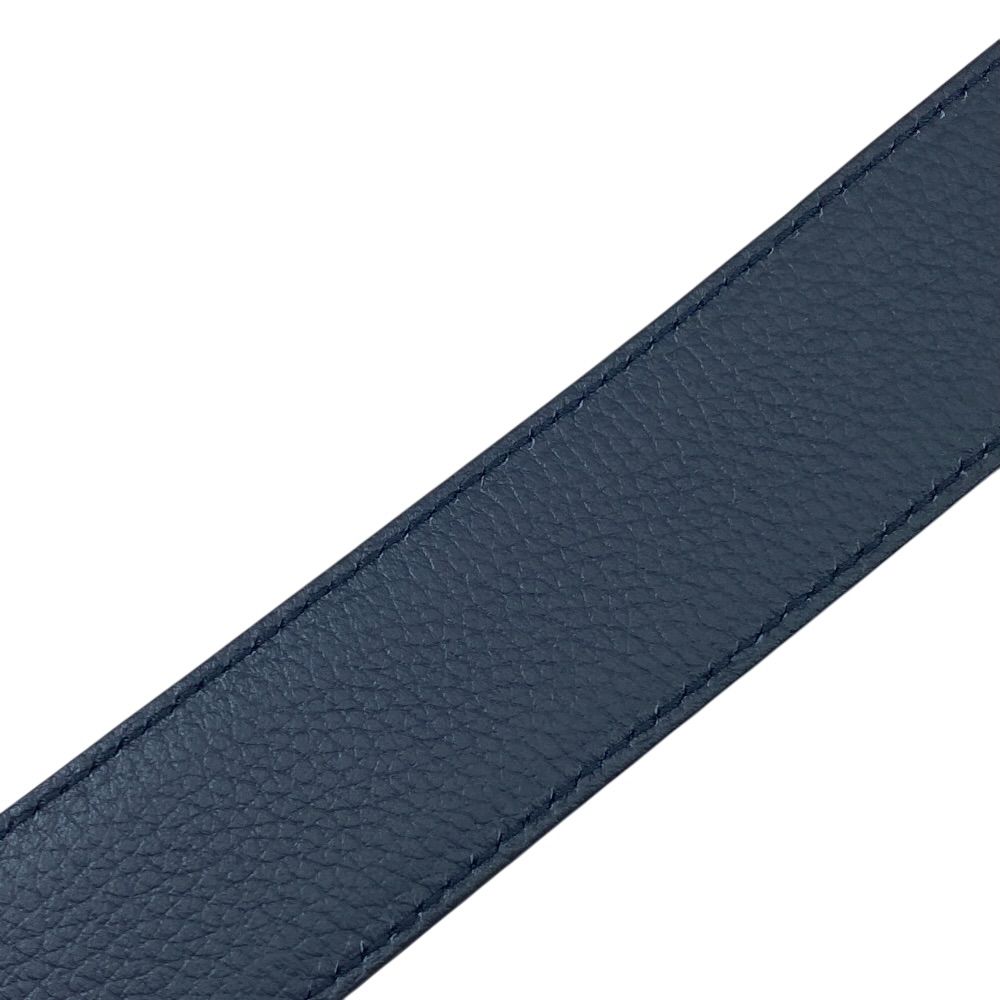 Dior Logo Buckle Belt Leather Black Daily Practical