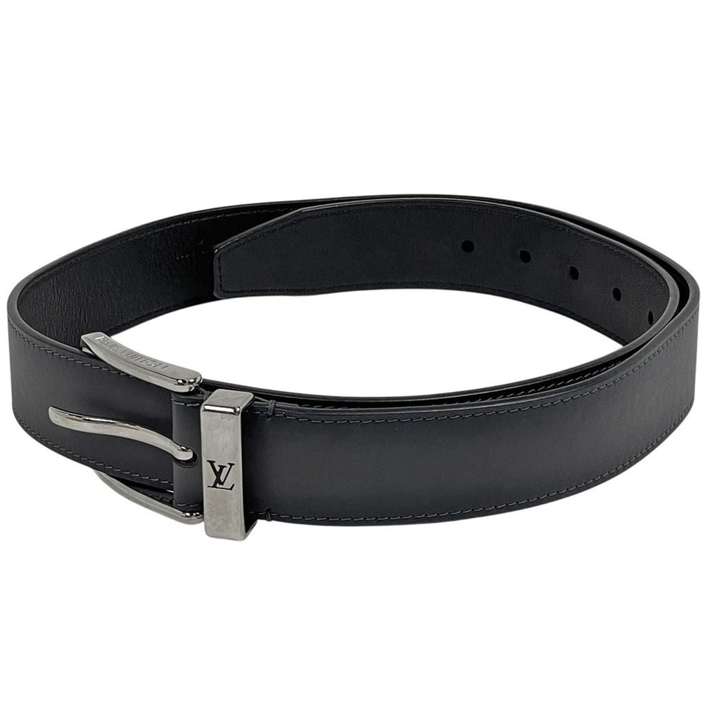Louis Vuitton Ceinture Pont Neuf Belt Leather Noir