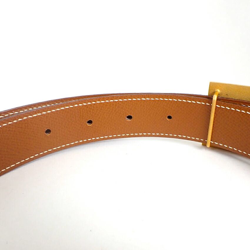 Hermes Belt Round Gold