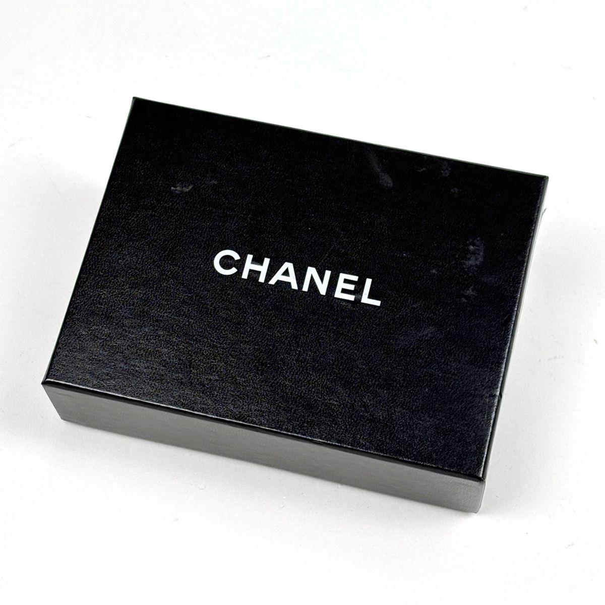 Chanel CC Logo Belt 97 Leather Black