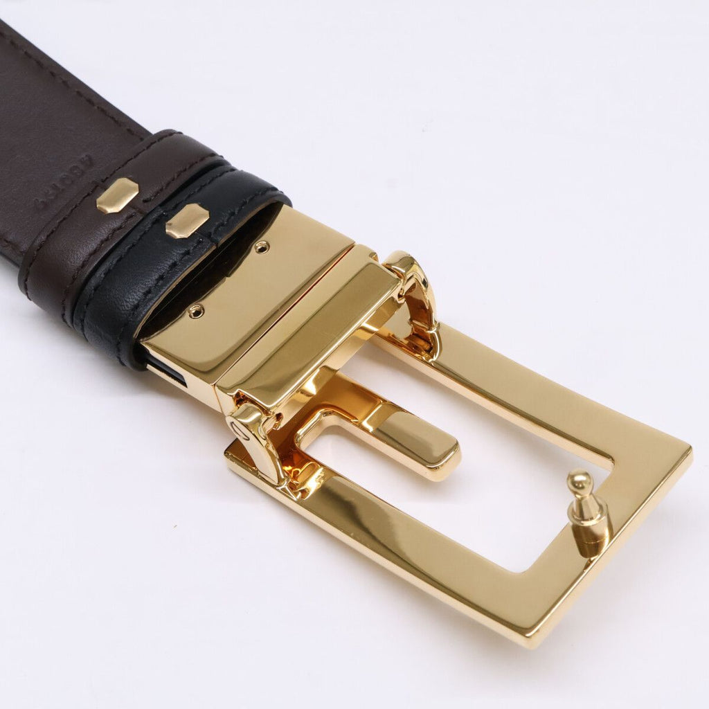 Gucci Square Buckle Reversible Belt