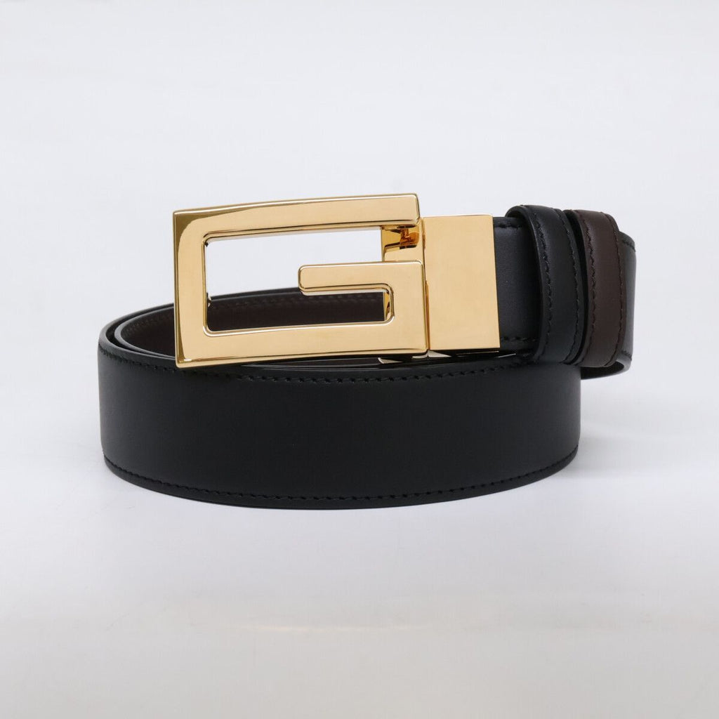 Gucci Square Buckle Reversible Belt