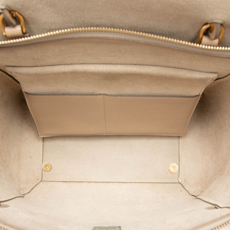 Celine Belt Bag Micro 2-Way Beige Leather