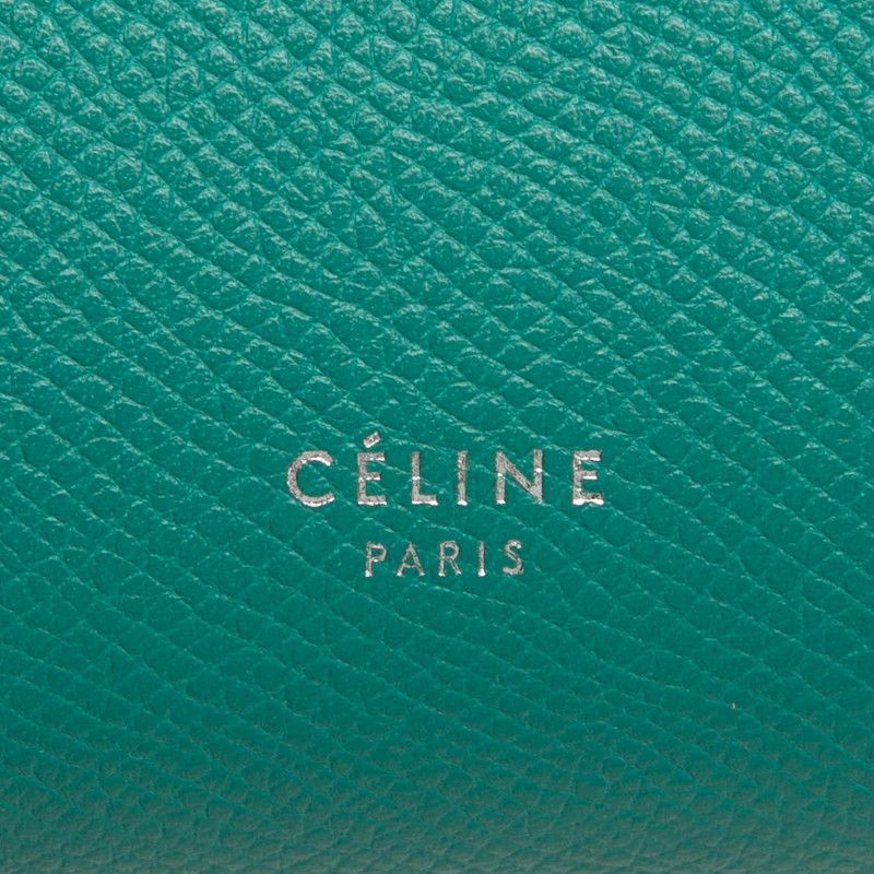 Celine Belt Bag 2-Way Green Leather