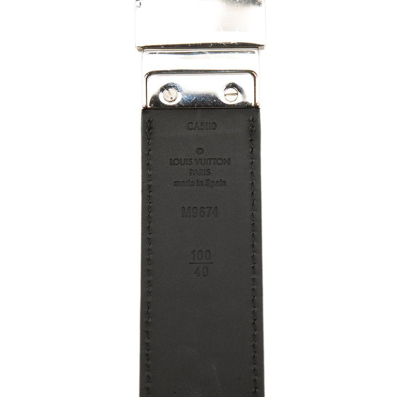 Louis Vuitton Damier Infini Black Leather Belt Size 100