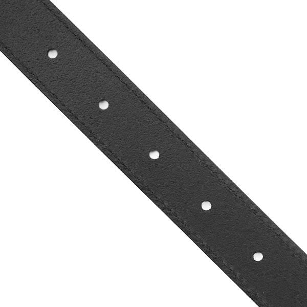 Gucci Belt Horsebit Skinny 80 32 Leather Black Gold