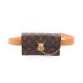 Louis Vuitton Waist Bag S Lock Belt Pouch PM Monogram Canvas Leather