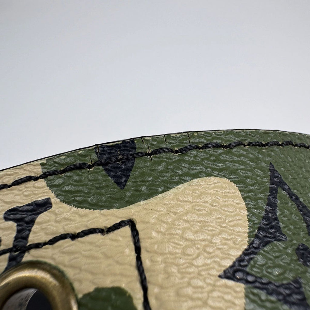Louis Vuitton Ceinture Monogram Moflage Belt Takashi Murakami Leather Green