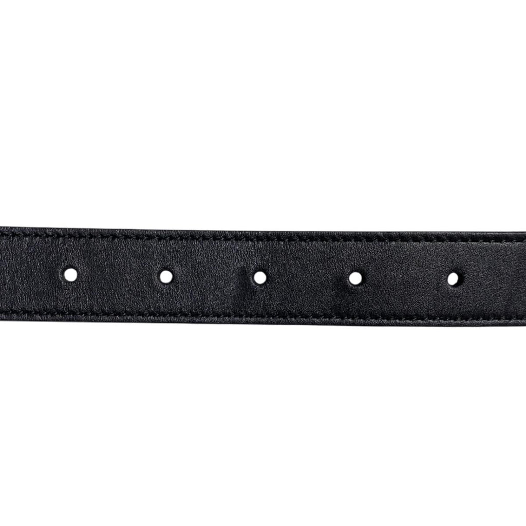 Gucci Belt GG Marmont Torchon Leather Black