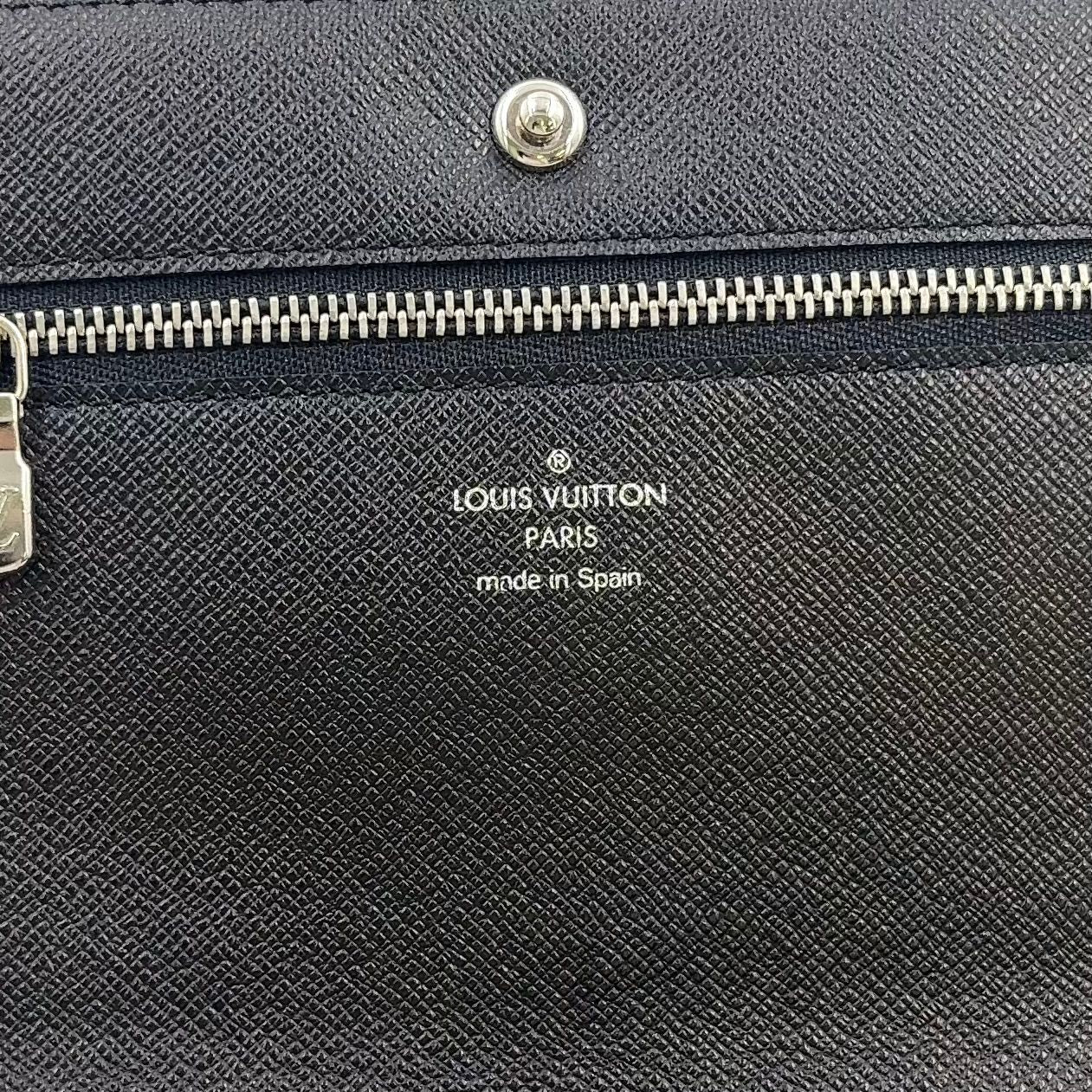 Louis Vuitton Ceinture Pochette Homme Damier Graphite Leather Black Belt Bag