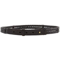 Gucci Mesh Leather Brown Belt