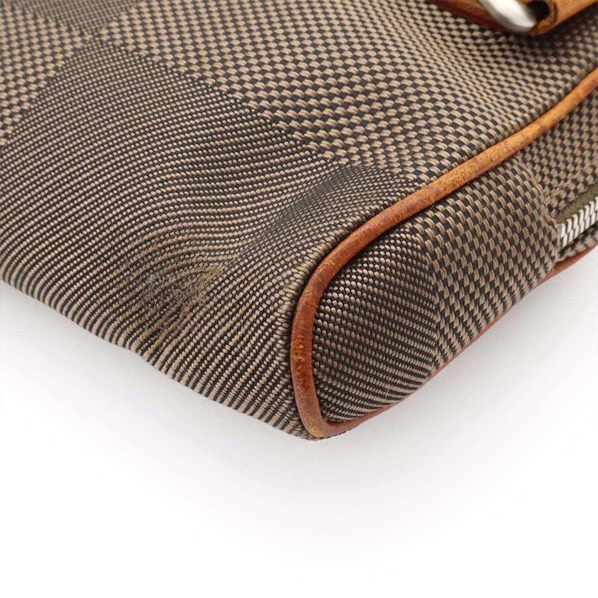 Louis Vuitton Damier Geant Acrobat Belt Bag Canvas Leather Tail Khaki