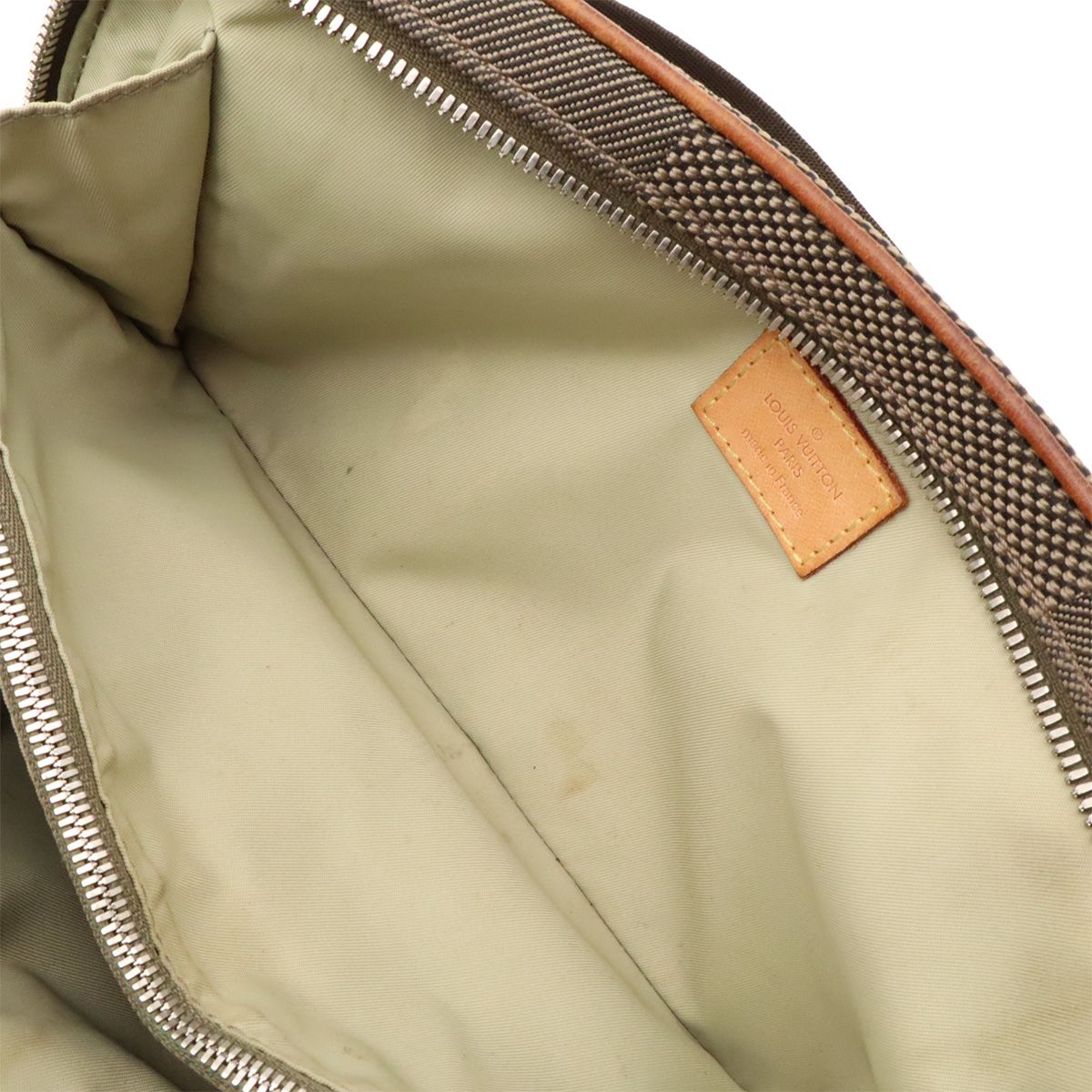 Louis Vuitton Damier Geant Acrobat Belt Bag Canvas Leather Tail Khaki