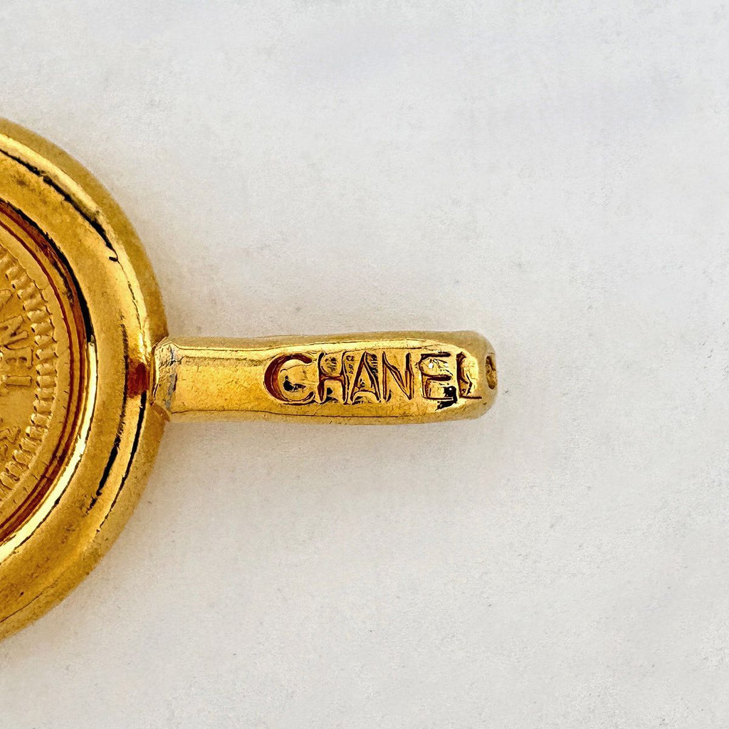 Chanel Belt CC Logo 31 Rue Cambon Leather Black