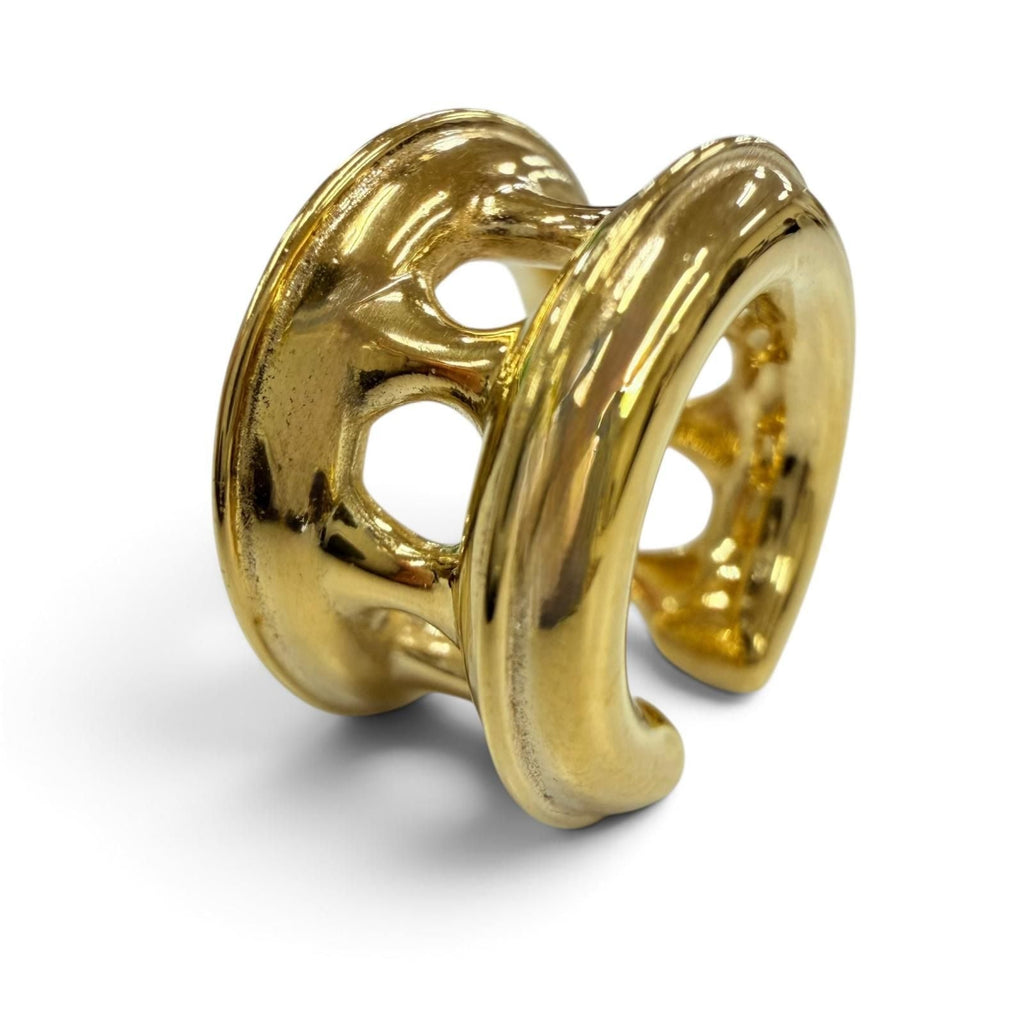 Bottega Veneta 925 Earrings Gold Box with