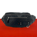 Gucci Almost Guccissima Leather Belt Bag Waist Pouch Black