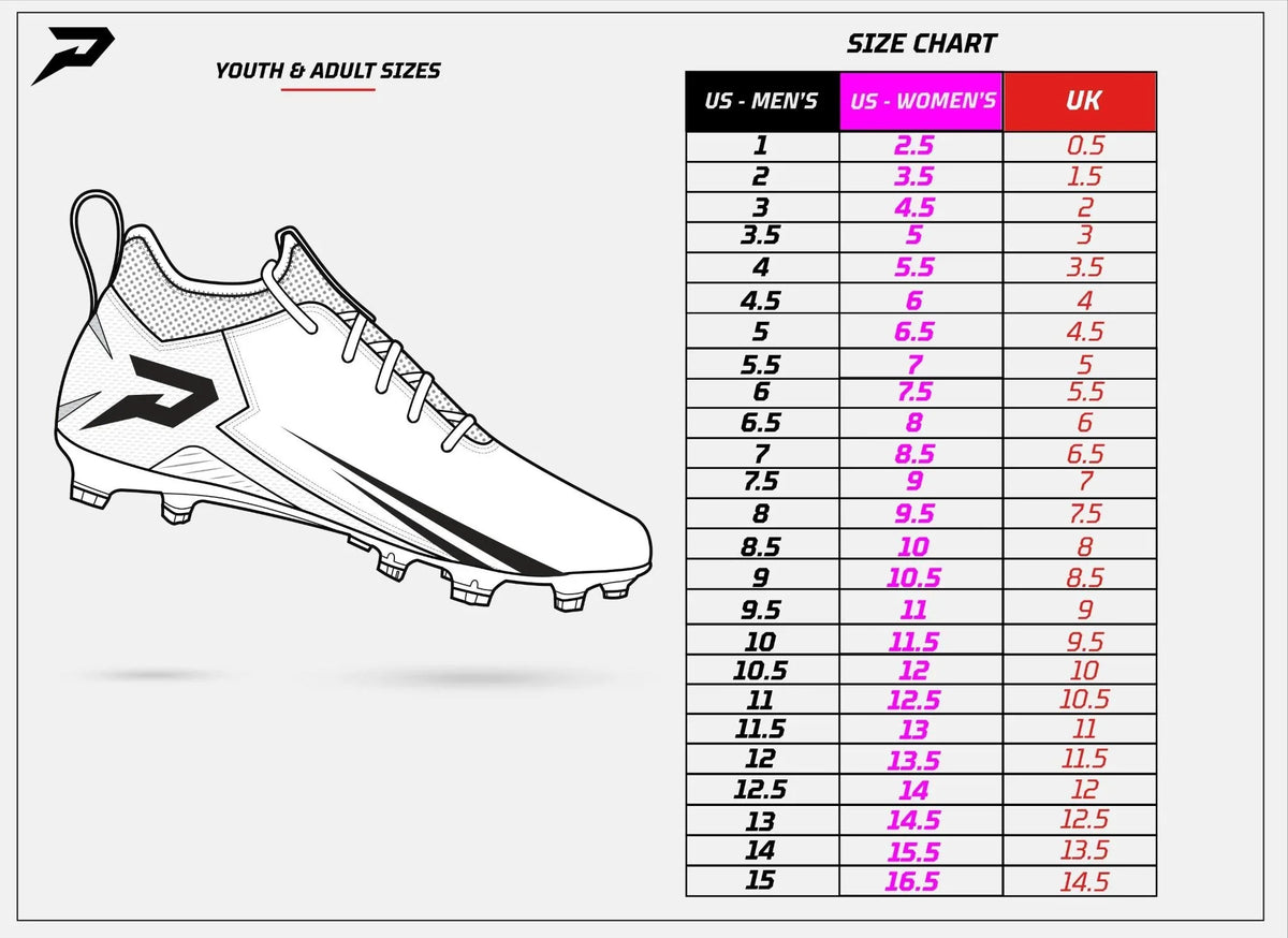 Phenom Elite Adult Velocity 3.0 Football Cleats