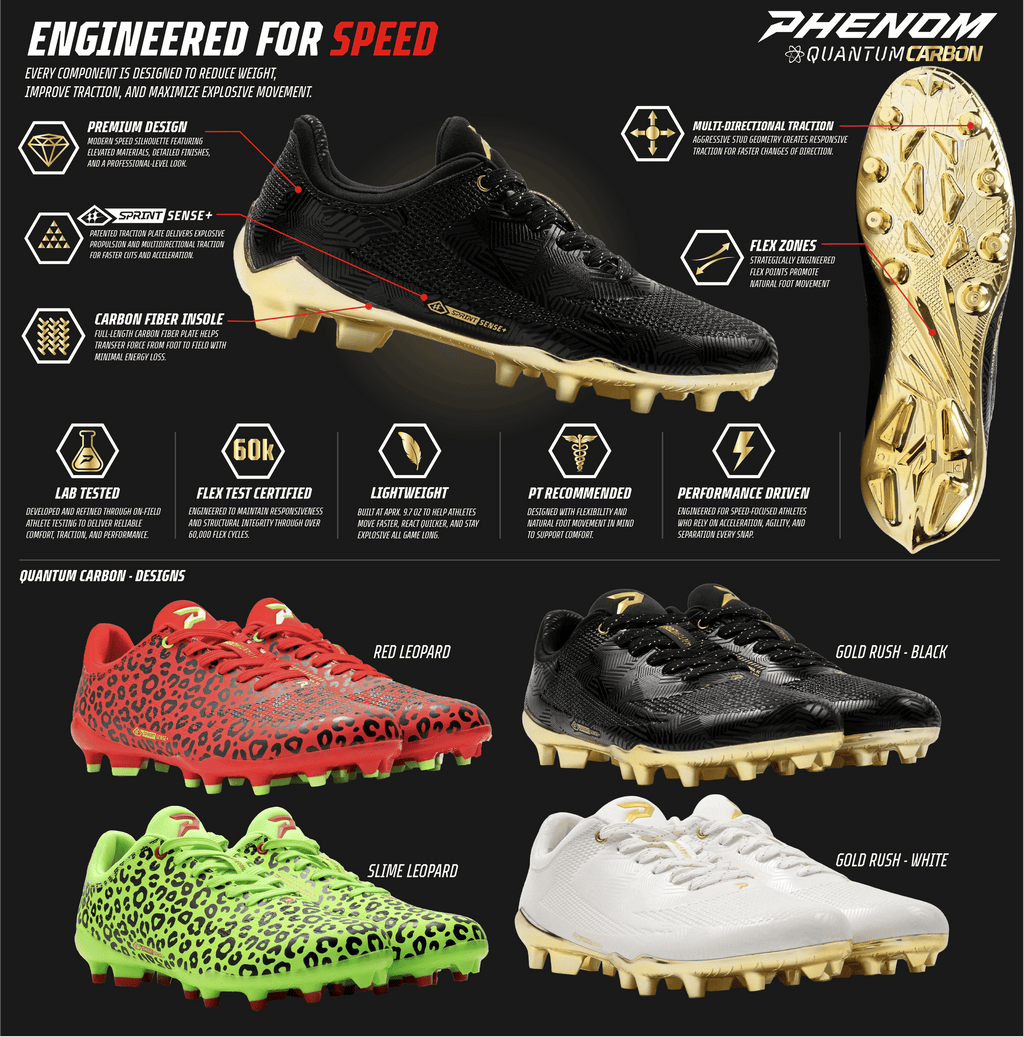 Phenom Elite Youth Quantum Carbon Football Cleats