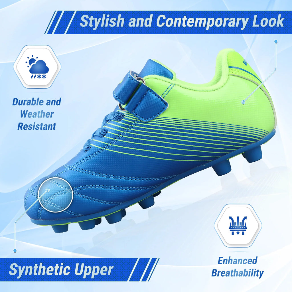 Vizari Youth Loma Velcro Firm Ground Soccer Cleats
