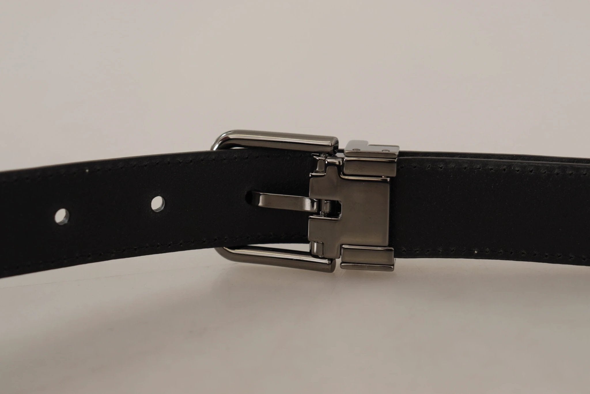 Dolce & Gabbana Multicolor Exotic Leather Patchwork Metal Belt