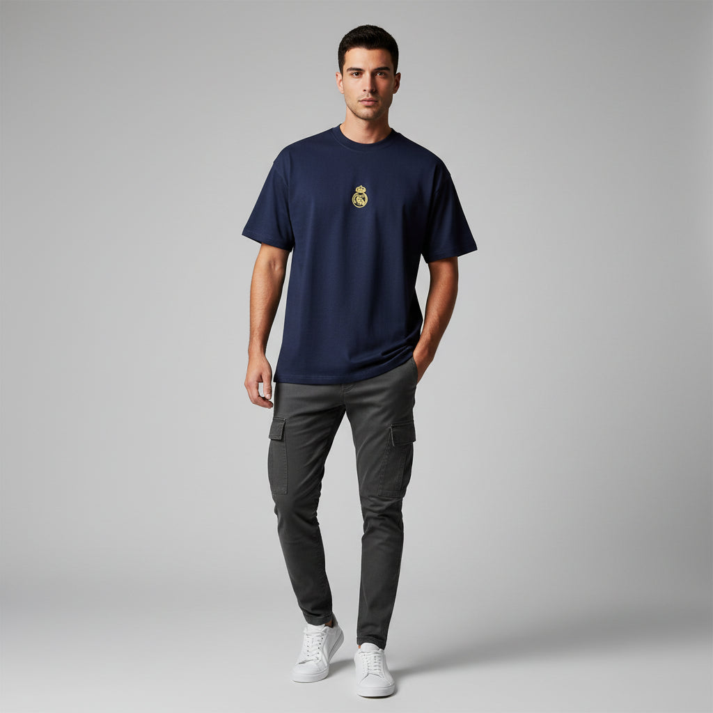 Sport Design Sweden Real Madrid Men's Oversized Graphic Tee
